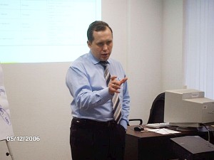 4 - 5 декабря 2006 г. наша компания провела открытый практический бизнес-семинар "Финансы для нефинансистов: финансовый, управленческий учет и анализ для топ -менеджеров" в г. Москве. Данный семинар мы проводили на новом месте, на Проспекте мира, в аудитории наших партнеров компании ЗАО "Комплексные решения". 